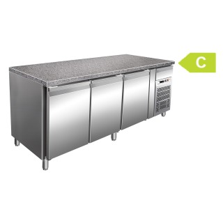 FRIGO TAFEL POSITIEF MET GRANIT - 3 DEUR - DIEPTE 800 MM KCH83GRA FORCAR