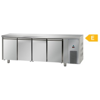 FRIGO TABLE NEGATIF - 4 PORTES - PROFONDEUR 700 MM FTAB7004BT TECNODOM