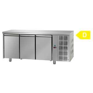 FRIGO TAFEL POSITIEF - 3 DEUR - DIEPTE 800 MM KTAB8003 TECNODOM