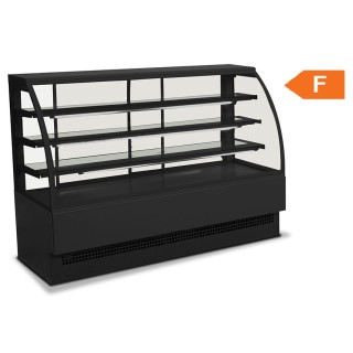 GEKOELDE TENTOONSTELLINGSVITRINE, L 1800 MM LEVO180V TECNODOM