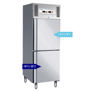 DUBBELE TEMPERATUURSKAST 2 DEUR, GN 2/1, 600 L FCHP0600DT FORCAR