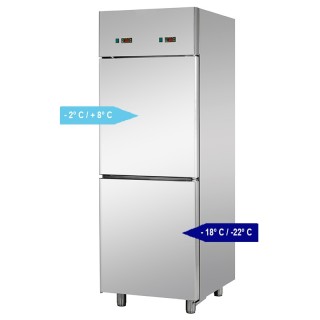 ARMOIRE DOUBLE TEMPERATURE 2 PORTES, GN 2/1, 700 L FGN0700TN+BTN TECNODOM