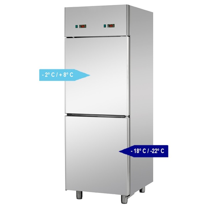 DUBBELE TEMPERATUURSKAST 2 DEUR, GN 2/1, 700 L FGN0700TN+BTN TECNODOM