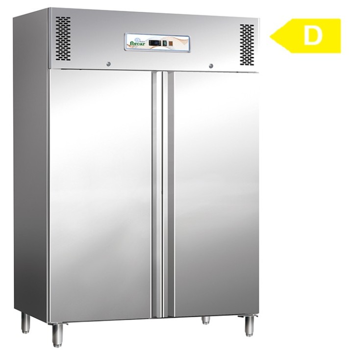 ARMOIRE FRIGORIFIQUE, 2 PORTES VITREES, GN 2/1, 1325 L FCHP1300TNV FORCAR