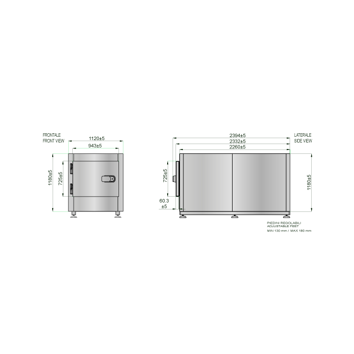 CELLULE MORTUAIRE REFRIGEREE (1 CORP) HMFHD1TN MEDDOM