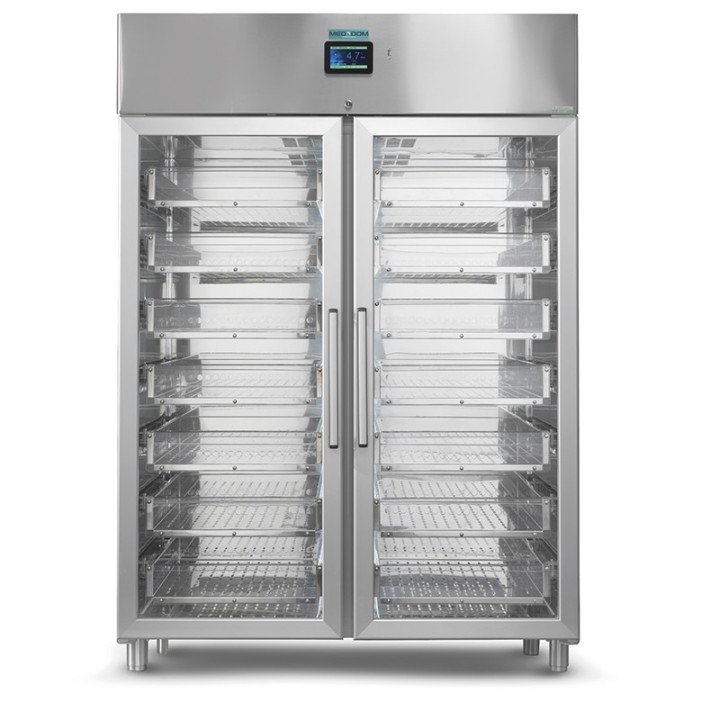 MEDISCHE KOELKAST, 2 GLASDEUR, 1310 L HGN1400TNV MEDDOM