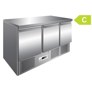 FRIGO SALADETTE, 3 DEUR FMETP1003 FORCAR