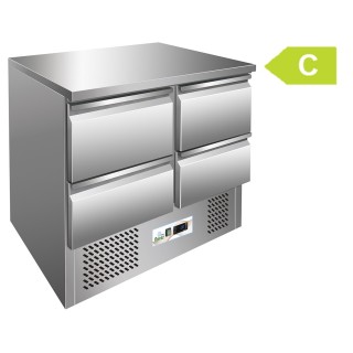 FRIGO SALADETTE, 4 TIROIRS FMETP1000TT FORCAR