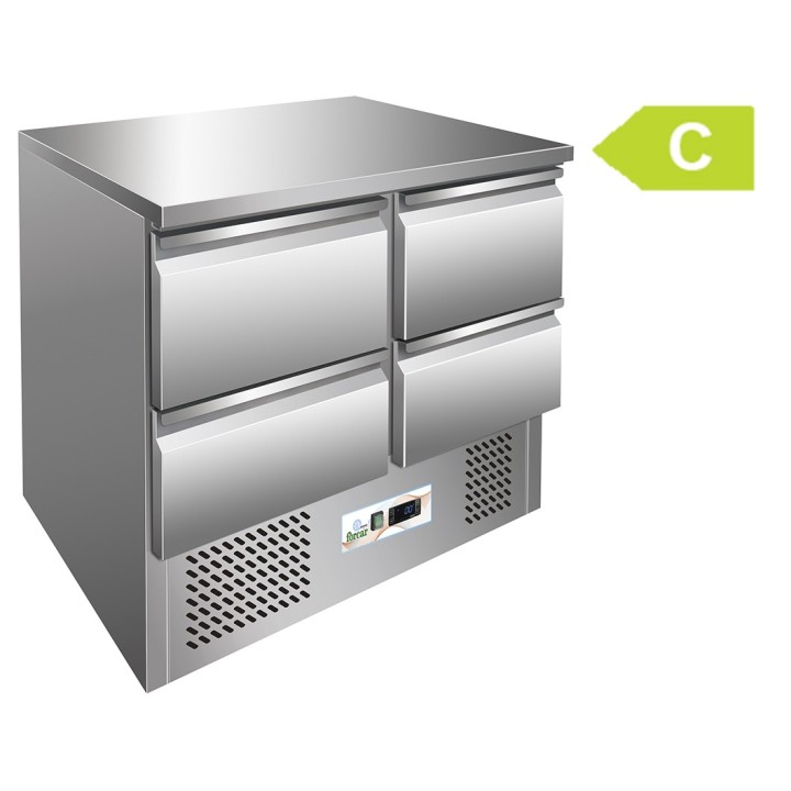 FRIGO SALADETTE, 4 TIROIRS FMETP1000TT FORCAR