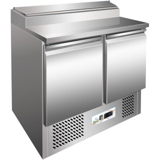 FRIGO SALADETTE, 2 PORTES, AVEC STRUCTURE 5 X GN 1/6 FMETP1000EN FORCAR