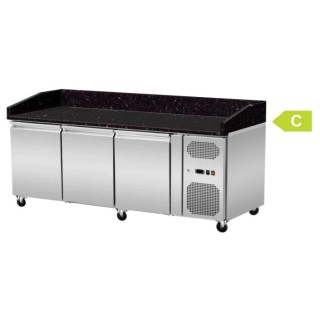FRIGO PIZZA TAFEL - 3 DEUR - DIEPTE 800 MM VMPT23B SKYRAINBOW