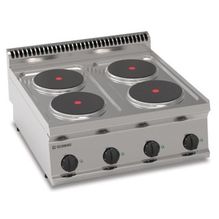 TOP 4 ELECTRISCHE PLATEN EE4S70 TECNOINOX
