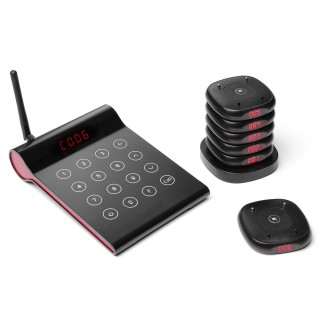 OPROEPINGSSYSTEEM VOOR RESTAURANTS MET 10 BIEPERS ISAR HENDI