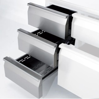 BLOC 3 TIROIRS POUR FRIGO TABLE FCH7 FCH7 1/3 FORCOLD