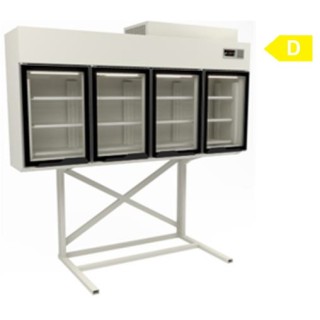 MEUBLE MURAL DE CONGELATION 1050 L, L 2506 MM LPAN250TOP ETERNA