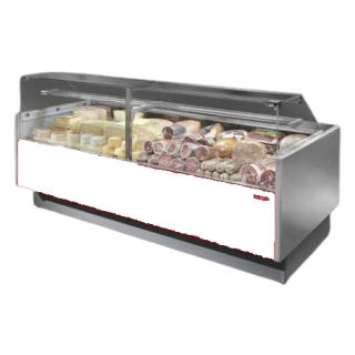 GEVENTILEERDE GEKOELDE TOONBANK (D 895 MM), RECHTE RUITEN, L 1040 MM FMR0810VD TECNODOM