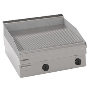 TOP FRY-TOP ELECTRIQUE DOUBLE, RAINURE