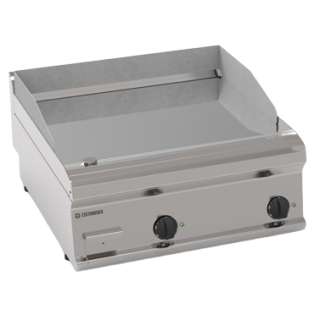 TOP FRY-TOP DOUBLE ELECTRIQUE, LISSE CHROME