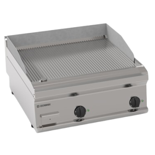 TOP FRY-TOP ELECTRIQUE, RAINURE