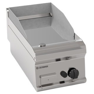 TOP FRY-TOP GAZ, LISSE CHROME