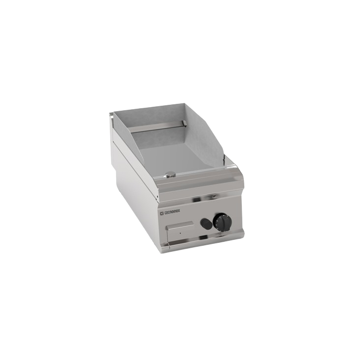 TOP FRY-TOP GAZ, LISSE CHROME