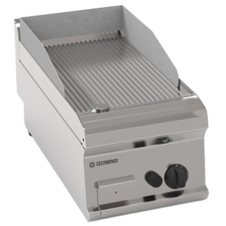 TOP FRY-TOP GAZ, RAINURE