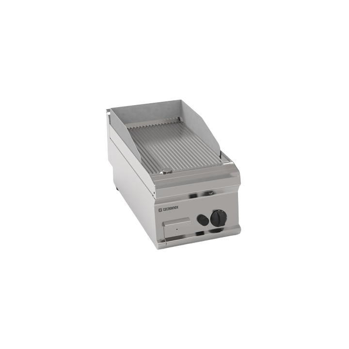 TOP FRY-TOP GAZ, RAINURE