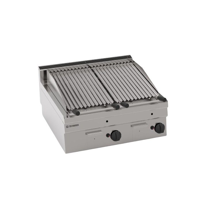 TOP GRILLADE PIERRE DE LAVE DOUBLE GAZ