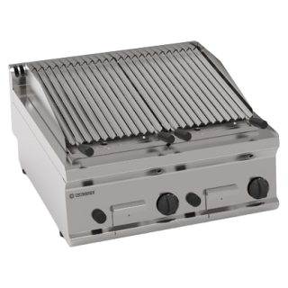 TOP GRILLADE PIERRE DE LAVE DOUBLE GAZ