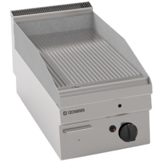 TOP FRY-TOP ELECTRIQUE, RAINURE