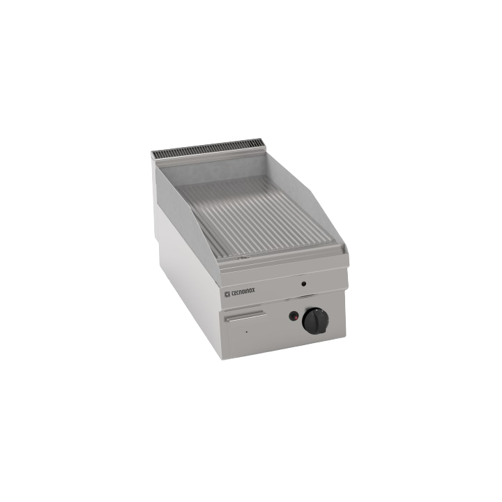 TOP FRY-TOP ELECTRIQUE, RAINURE