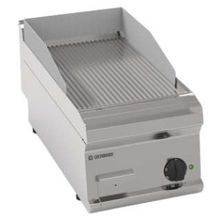 TOP FRY-TOP ELECTRIQUE, RAINURE