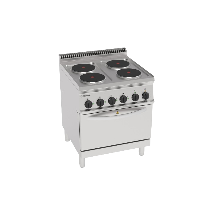 4 ELECTRISCHE PLATEN OP GEVENTILEERDE ELECTRISCHE OVEN GN 1/1