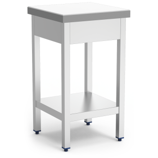 BILLOT DE BOUCHERIE LESTE AVEC PLAN DE TRAVAIL EN POLYPROPYLENE BLA...