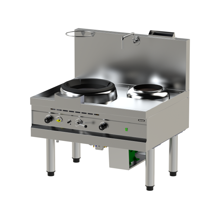 WOK TURBO, 1 BRULEUR, L 1100 MM