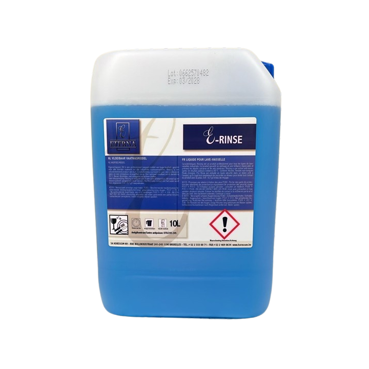 PRODUIT DE RINCAGE LIQUIDE POUR LAVE-VERRES ET LAVE-VAISSELLES 10 L