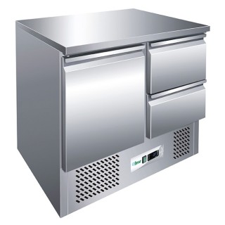 FRIGO SALADETTE, 1 PORTE ET 2 TIROIRS