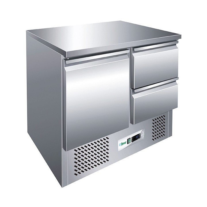 FRIGO SALADETTE, 1 PORTE ET 2 TIROIRS
