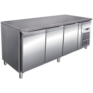 FRIGO TAFEL POSITIEF MET GRANIT - 3 DEUR - DIEPTE 800 MM
