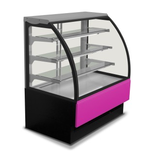 GEKOELDE TENTOONSTELLINGSVITRINE, L 1200 MM