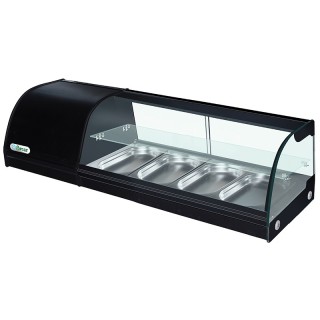 TAPAS VITRINE 4 x GN 1/3, L 1200 MM