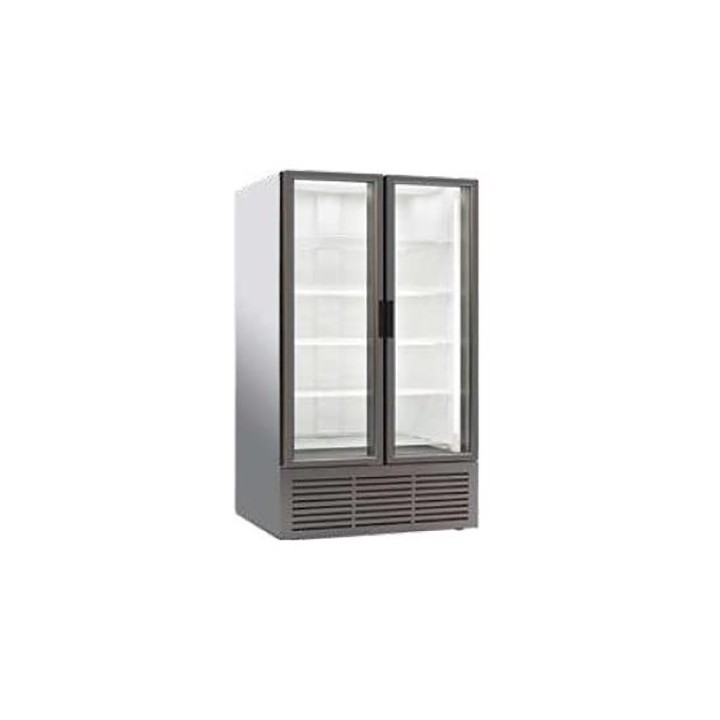 FRIGO VITRINE A BOISSONS, 2 PORTES BATTANTES, 725 L