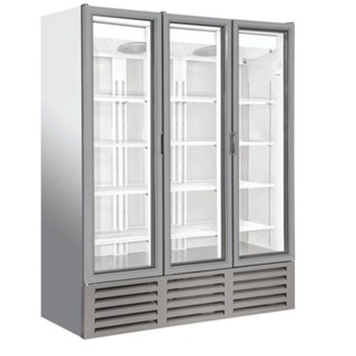 FRIGO DRANKENVITRINE BEGLAASD, 3 KLAPDEUREN, 1326 L