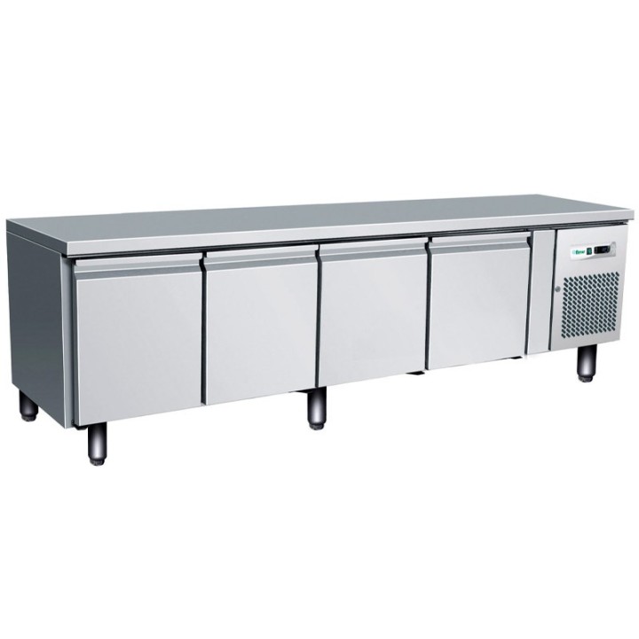 GEKOELDE ONDERBANK - 4 DEUREN, L 2230 MM