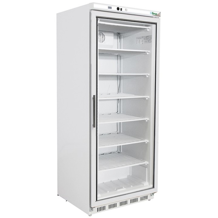 BEGLAASDE WITTE DIEPVRIESKAST GN 2/1, 570 L