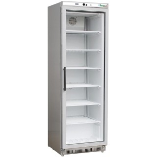 ARMOIRE DE CONGELATION INOX VITREE, 340 L
