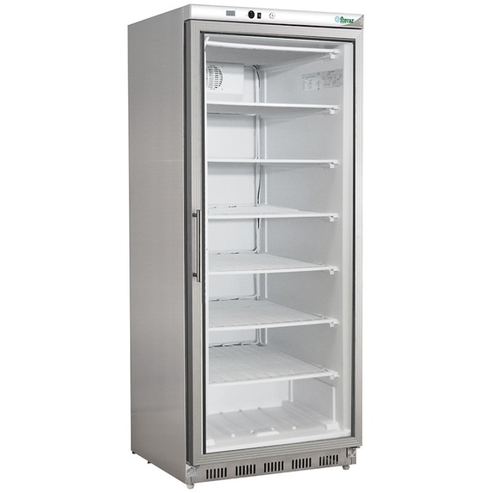 ARMOIRE DE CONGELATION INOX GN 2/1 VITREE, 570 L