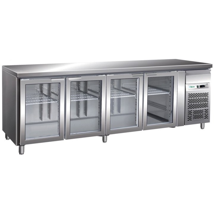 FRIGO TAFEL POSITIEF - 4 GLASDEUR - DIEPTE 700 MM