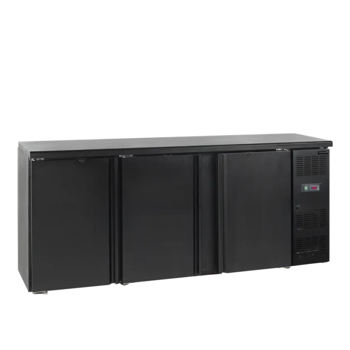 ARRIERE BAR, 3 PORTES BATTANTES PLEINES, 460 L
