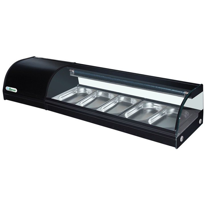 VITRINE A SUSHI 5 x GN 1/3, L 1500 MM